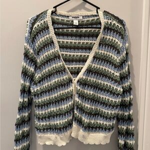 RSQ Multicolor Striped Cardigan